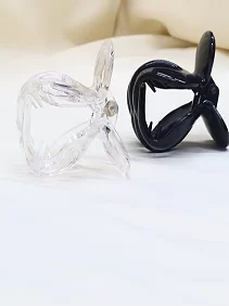 Hair Clips Large Hair Clamp - Claw Strong Hair Plastic Hair Clips Women Hair Claws Octopus Shape Hair Pin Fashion Hair Accessories Pac of 2