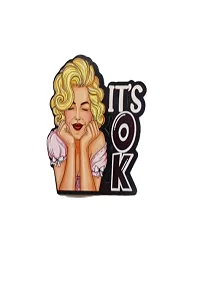 Fridge Magnets Motivational Quotes Magnet It's OK Making Them Perfect for Office, Home Decorations, Living Rooms, and Modern Gifting Items