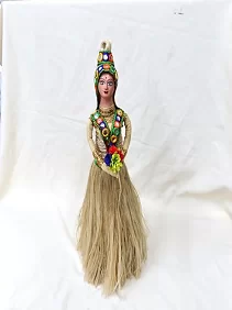 Palak Saxena Charming Handcrafted Jute Doll – Eco-Friendly Rustic Décor Gift for Home & Festive Display