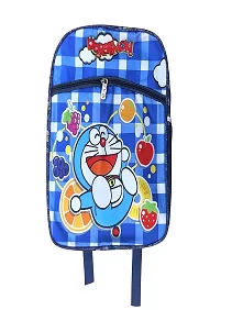 PALAK SAXENA Doraemon Printed School Bag for Kids - Ideal for Nursery to Class II (Blue, Cartoon)