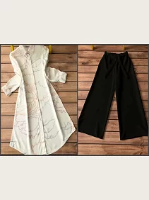 Women's Co-ord Set / Kurti and Palazzo Set / Casual & Festive Wear