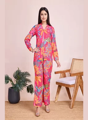 Women’s Western Co-ords Set / Casual Two-Piece Set / Shirt & Pant Set for Women