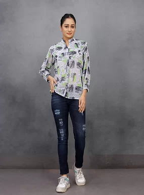 Printed Georgette Tops for Women | Stylish Summer Casual Wear | Sizes S to XXL