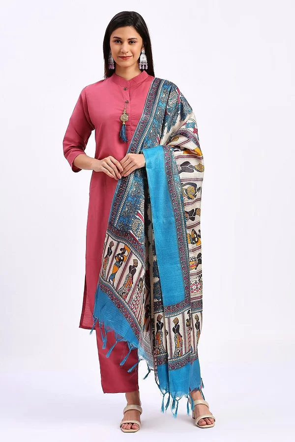 Buy Women's Beautiful Pink colour Kurta suit Set