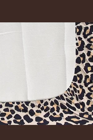 Aavya Queen Size Bedsheet | Abstract Print | Soft Microfibre Fabric | Multi-Color | Premium Bedding Set