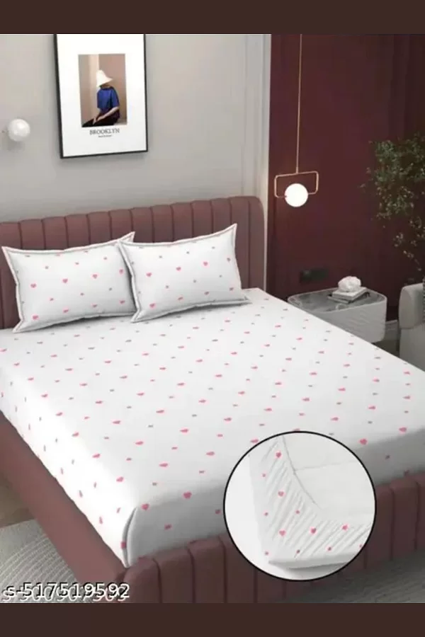 Aavya Queen Size Bedsheet | Abstract Print | Soft Microfibre Fabric | Multi-Color | Premium Bedding Set