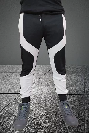 LUMINOIRE Men Solid Black Track Pants