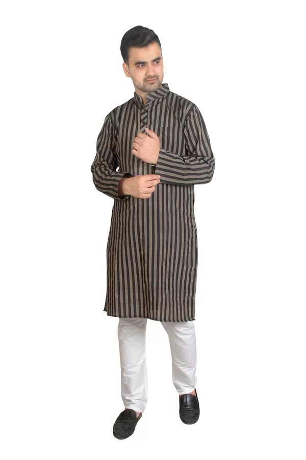 Cotton khadi Kurta Pajama Set