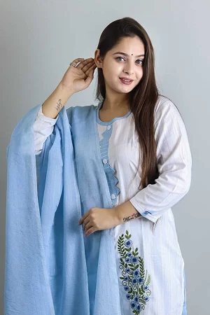 Cotton blend fabric Kurti