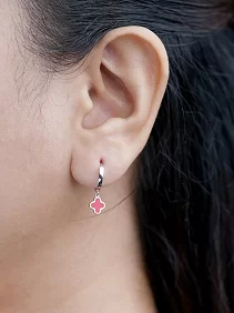 Clover Huggie Earrings