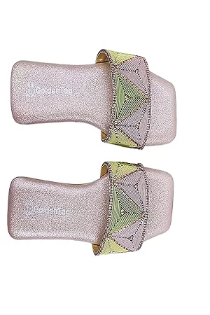 GoldenTag Sparkle Bloom Sandal