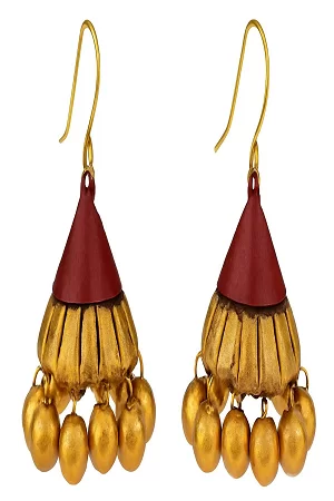 Terracotta handmade jhumka
