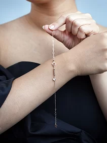 Clover & Ball Beads Bracelet