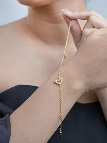 Heart & Clover leaf Bracelet