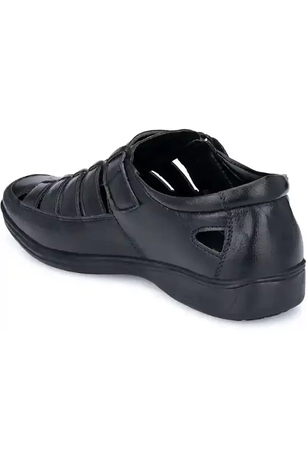 WUGO::Latest Fabulous Men Sandals|Roman Sandals/Outdoor Sandal For Men's & Boys-102-Sandal-BLK
