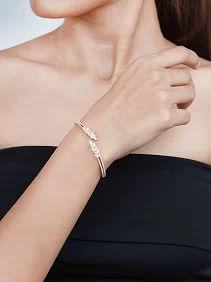 Row Leaf Cuff Bracelet