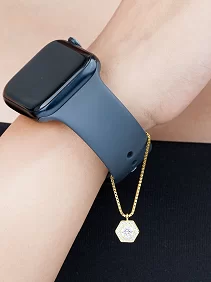 Hexagon  Watch Charm