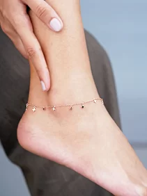 Multi Stars Double Anklet