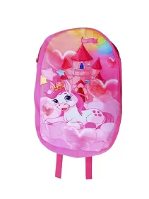 PALAK SAXENA Cartoon Printed Kids School Backpack - Lightweight, Durable, and Stylish for Boys and Girls (Pink, Frozen)