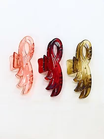 Palak Saxena Hair Accessories for Women, 3 Piece Hair Clips, Clutcher for Hair, Juda Clips, Korean Hair Clips, Claw Clips, Butterfly Clips