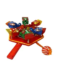 PALAK SAXENA Wooden Chidiya Dana Toy Or Wooden Toys for Kids/Wooden Handicraft Items (6 Birds, Weight 150 Gm)