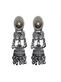 Traditional Dandiya Style Earrings for Women & Girls – Ethnic Navratri Garba Dangle Earrings – Lightweight Oxidized Festive Jewellery for Indian Outfits, Lehenga, and Saree