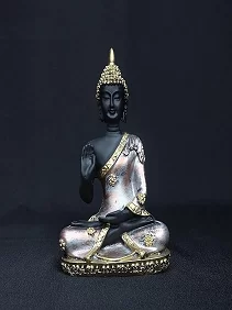 Polyresin Buddha Showpiece (16x10x5 cm) – Elegant Spiritual Idol for Home & Office Décor, Positivity & Meditation