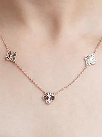Multi Clover Pendant Chain