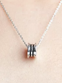 Enamel Roll Pendant Chain