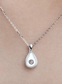 Teardrop Pendant Chain