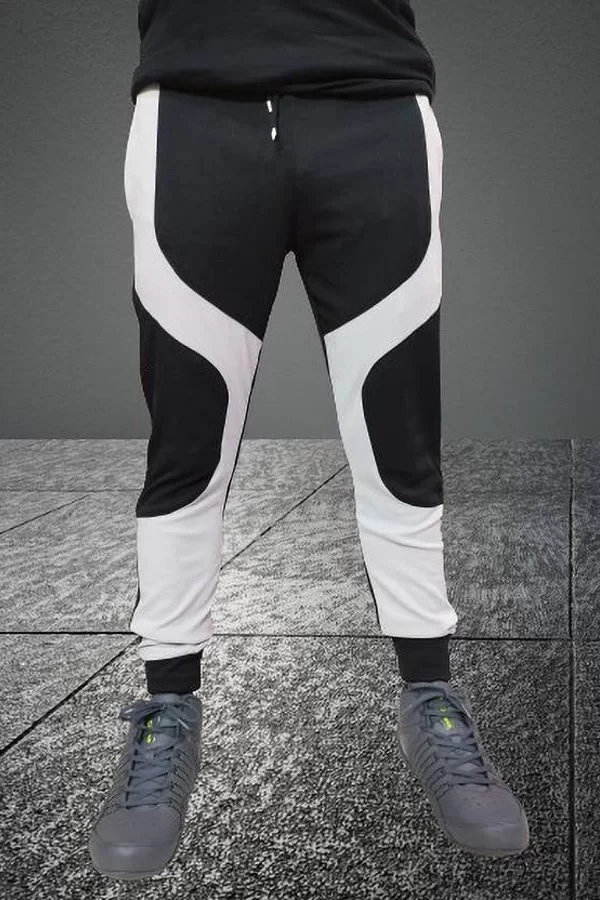 LUMINOIRE Men Solid Black Track Pants