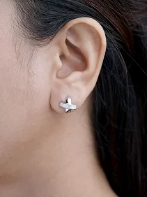 X Stud Earrings