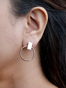 Circle Drop Earrings