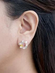 Floral Stud Earrings