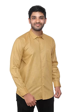 cotton linen mens formal shirt