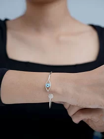 Evil Eye Cuff Bracelet