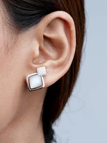 Illusion Hoop Earrings