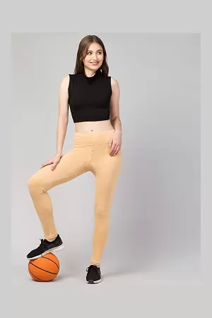 WUGO::Latest Stylish High GSM Women Active Wear/Plain Gym Tights/Solid Yoga Pant For Women's & Girls