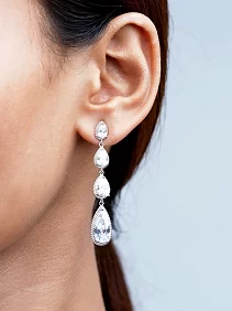 Multi Teardrops Earrings