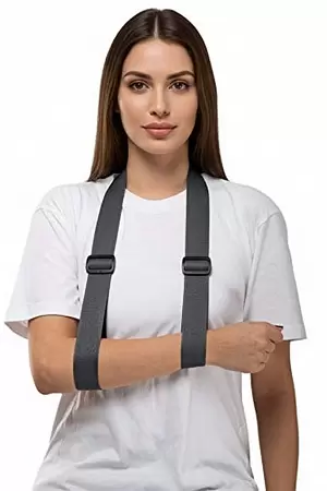 Stylish Arm Strap for Fracture Support with Padded Shoulder Immobilizer Pouch | Suitable for Men, Women & Kids | Left or Right Hand