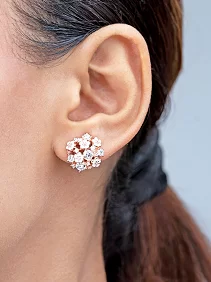Flower Bouquet Stud Earrings