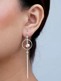 Ball & Circle Drop Earrings - Mix