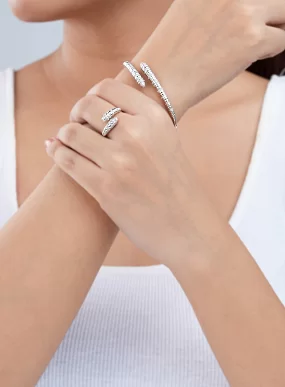 Open Cuff Kada and Ring Set