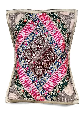 PALAK SAXENA Gujrati Style Decorative Multi Color Cushion Covers Single-Sided