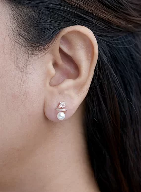 Spiral Cut Stud Earrings