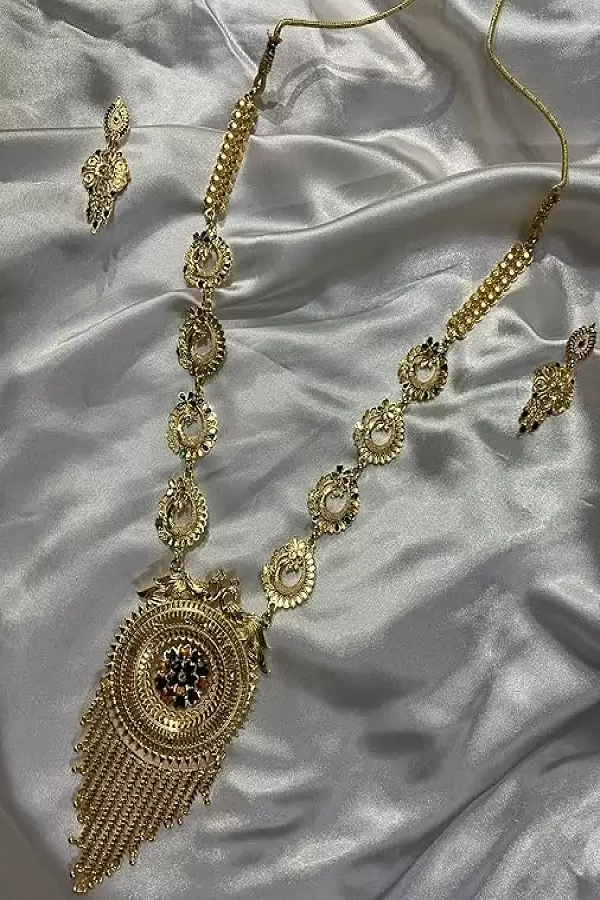 Gold-plated Gold Jewel Set | Jewellery Set for Women and Girls